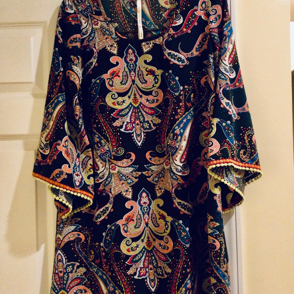 Floral Boho Bell Sleeves